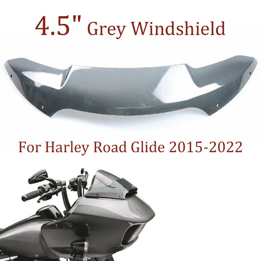Grey 4.5-inch windshield for Harley 2015 - 2022 Road Glide Special FLTRXS n