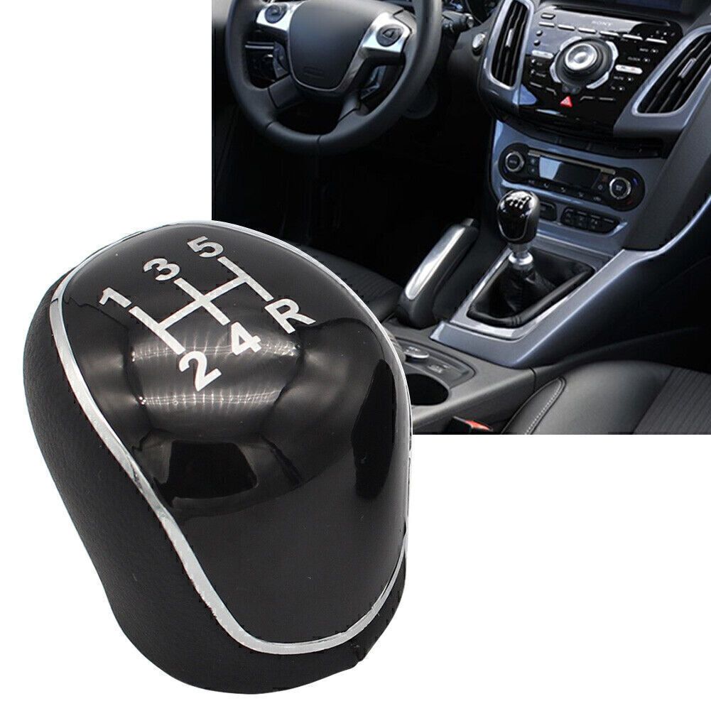 5 Speed Car Shift Gear Knob For Fit  for ford  C-Max Focus Mk2 Mk3 Kuga S-Max Q