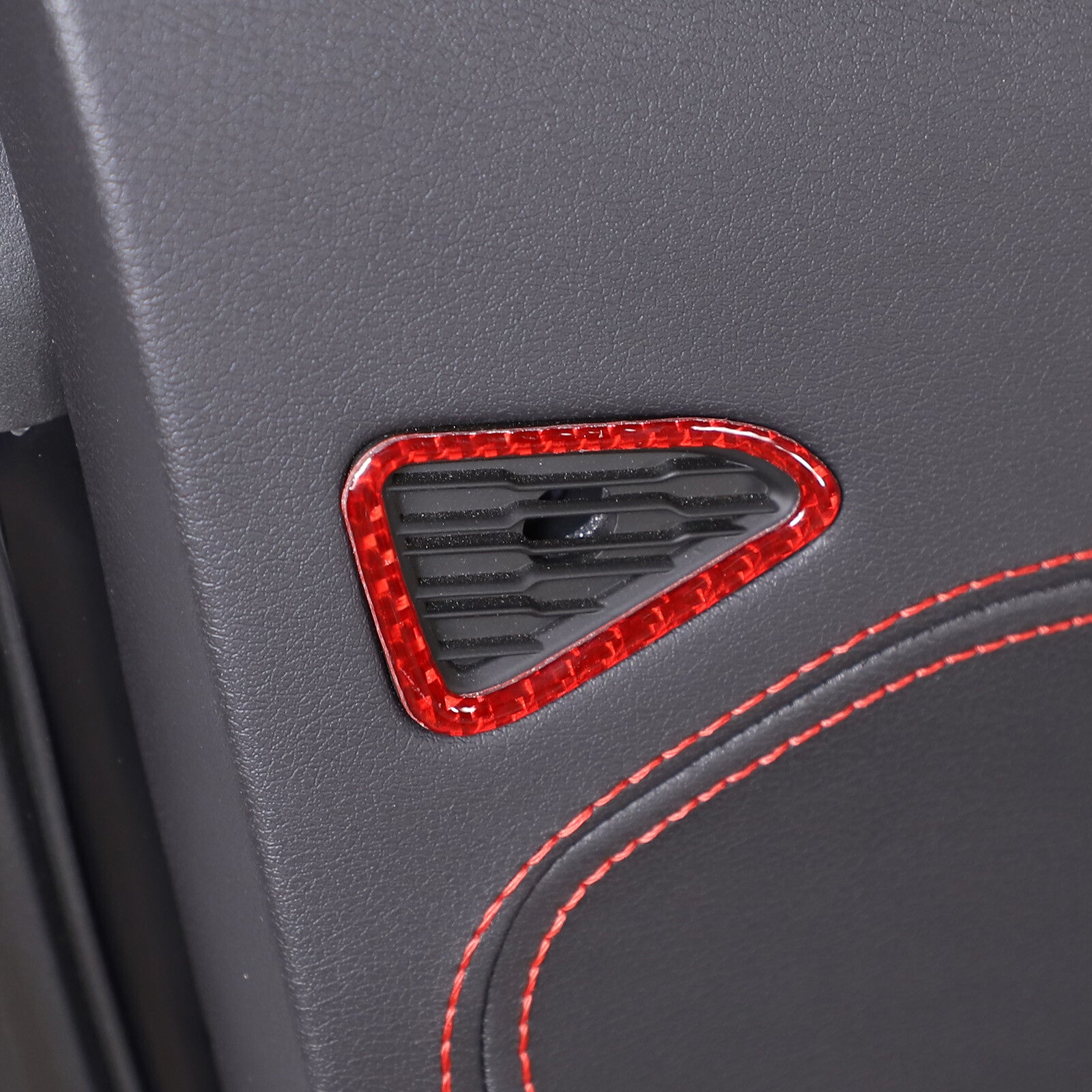 Carbon fiber front door speaker frame decorative stickers for Corvette C8 Z06 2020 - 2023 n
