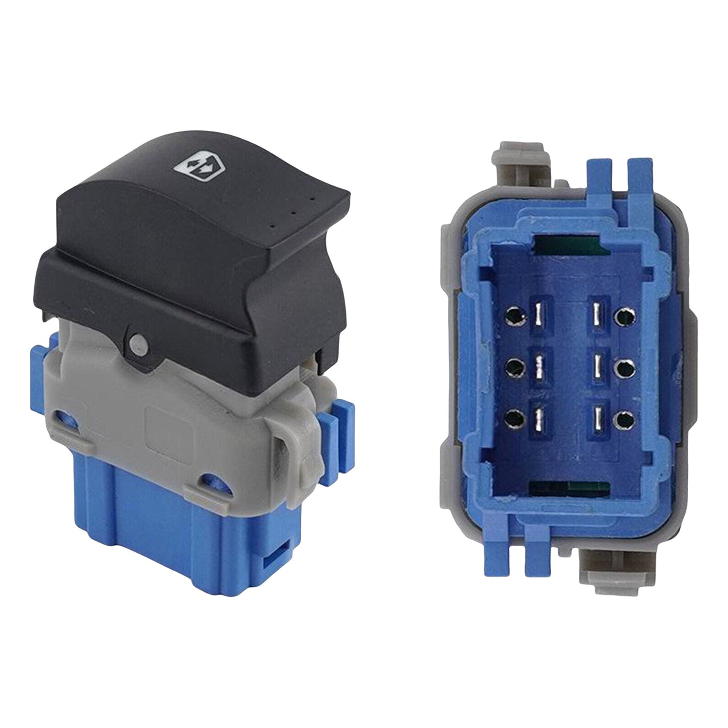 Single power window switch, 6-pin, for Master Kangoo, new, model 8200476809. n