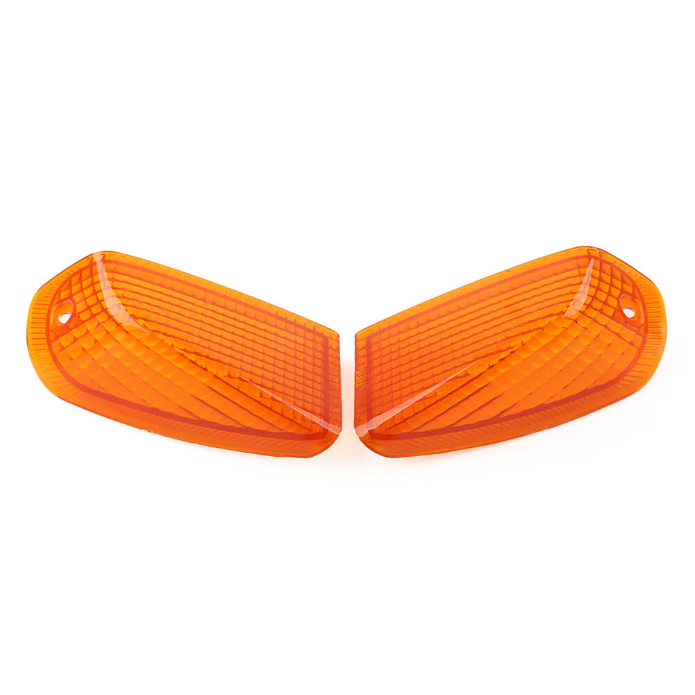 2x Rear Turn Signal Indicator Light Lens for KAWASAKI ZZR400 600 1990-1992 Amber