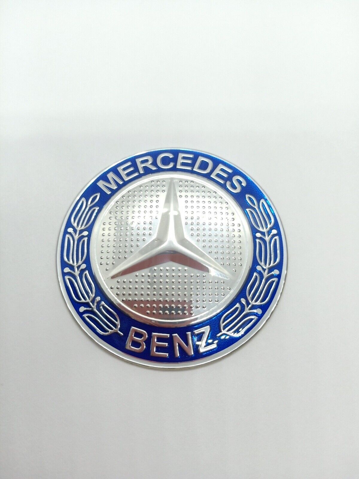 4 Stickers Bleu Centre de Roue Moyeu Wheel Cover for Mercedes 65mm