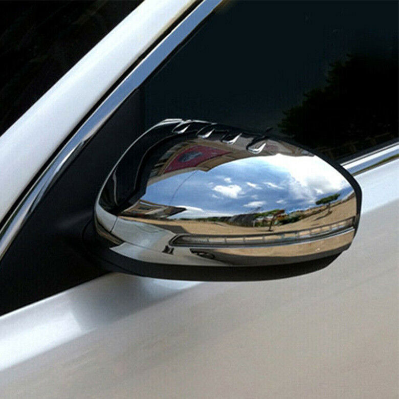 for Kia Optima 2011-2015 Exterior Chrome Rear View Side Mirror Cap Cover Trim 2p