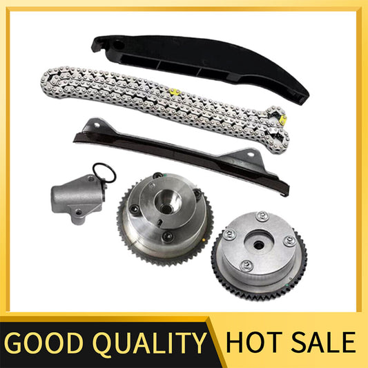 Timing chain kit for Kia Soul and for Hyundai for Elantra 2.0L and 1.8L, including exhaust, intake, CVVT, and gears. Q