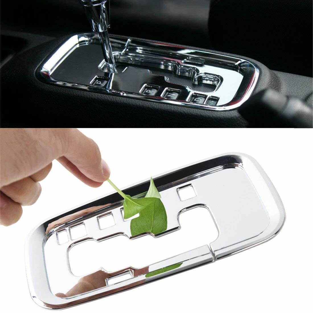 for Jeep for Wrangler JK JKU Unlimited Gear Shift Panel Chrome Cover Trim 2011-2017