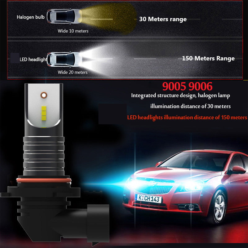 9006 HB4 Automotive LED Headlight Converter Bulb 30000LM 6000K Power Supply Fog Light - n