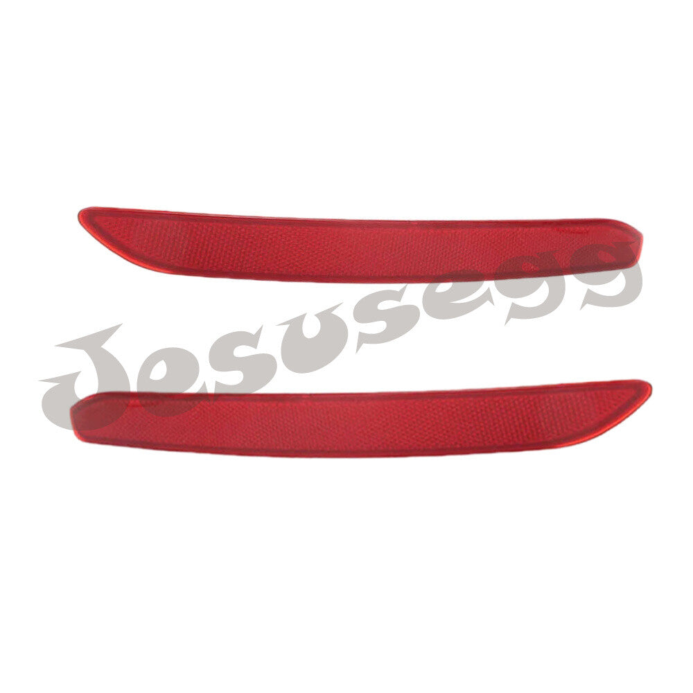 2pcs for BMW 3 GT F34 Rear Bumper Reflector Right + Left Side Red Q