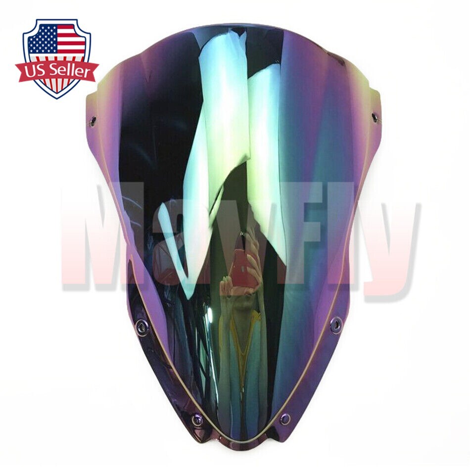 Motorcycle Iridium Windshield Fit for Kawasaki ZX-10R 2016-2020 Windscreen
