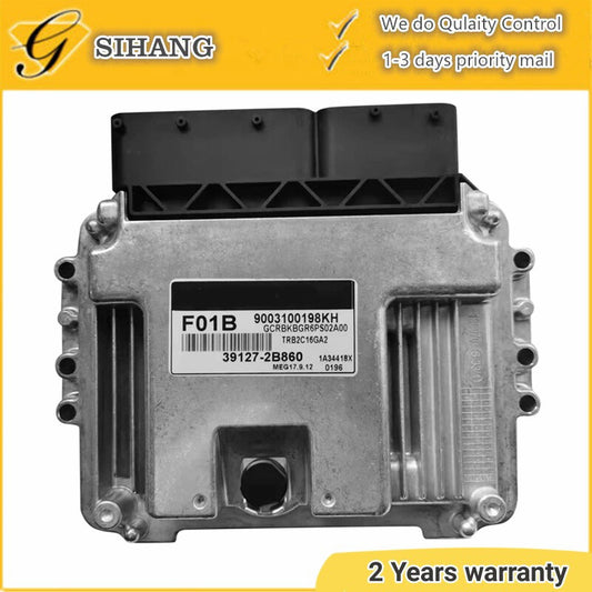 Car Engine Computer Board ECU Fit for Hyundai for KIA 39127-2B860 F01B MEG17.9.12