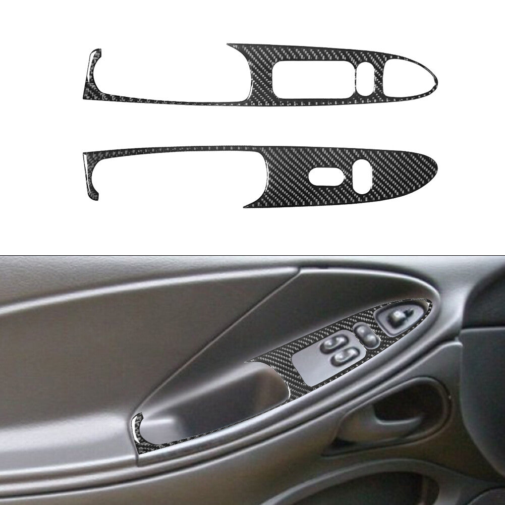 For Quest 2004-2006 Top Glasses Case Panel Trim Cover Decor Carbon Fiber v