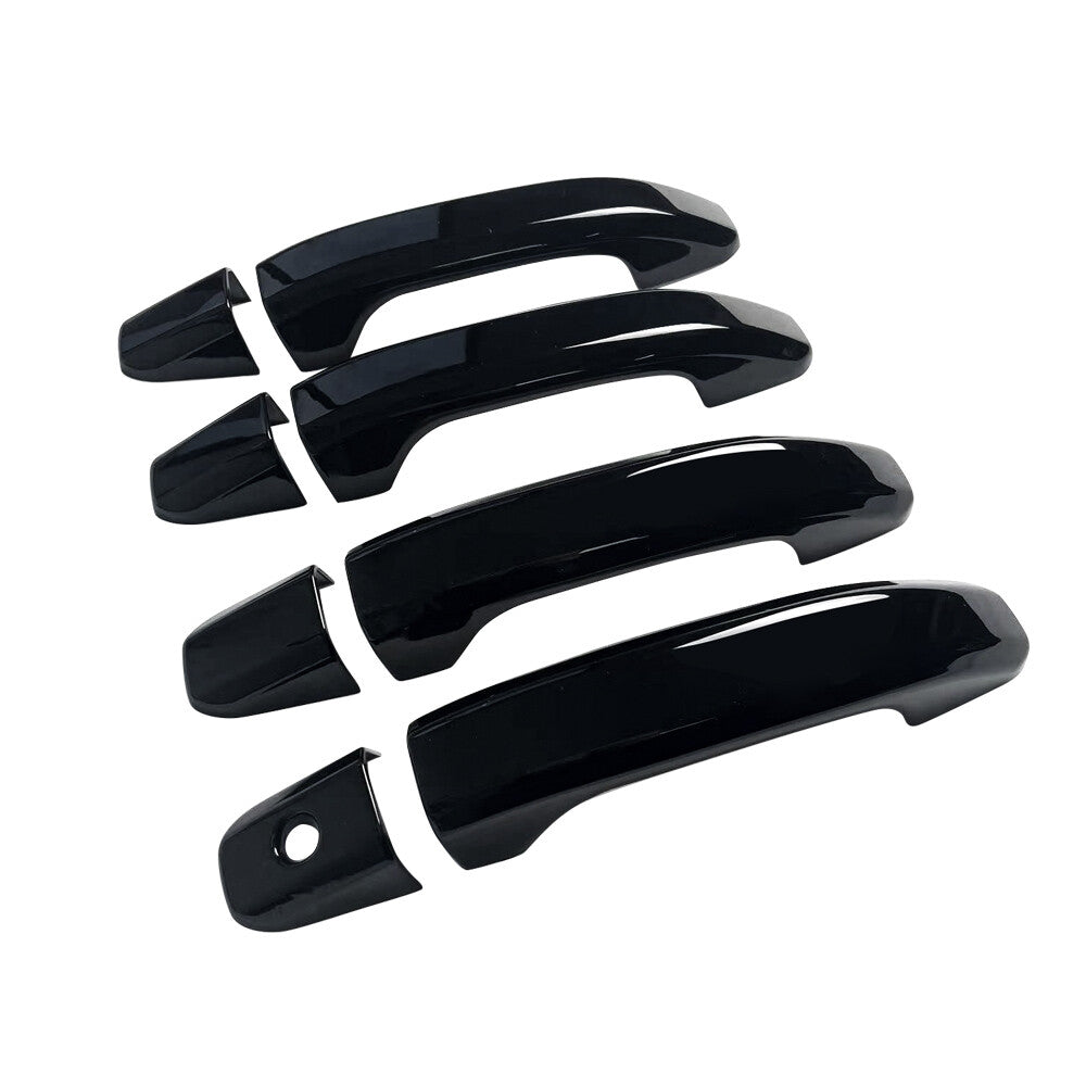 For 2010 11 2012 2013 for Kia Soul GLOSS BLACK Door Handle COVERS Overlay No PSK-SKH