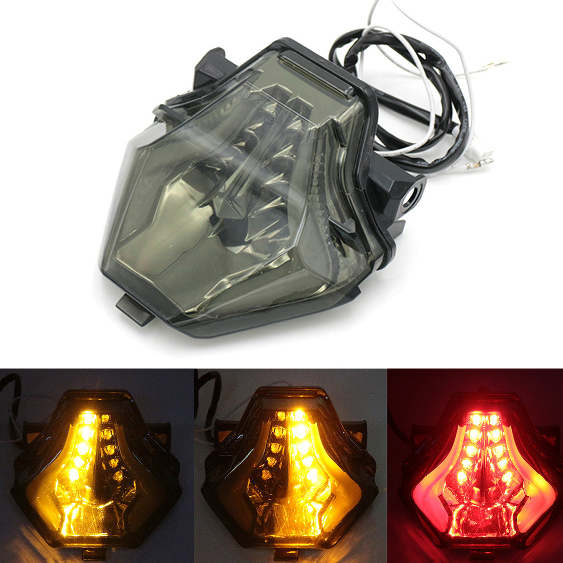 LED Tail Brake Turn Signals Integrated Light for YAMAHA YZF R25 R3 MT-03 MT-07 Q