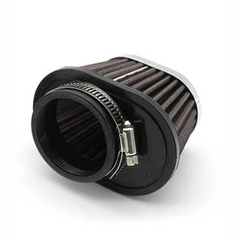 Motorcycle 55mm air filter carburetor pod cleaner oval intake pipe assembly × 1- n