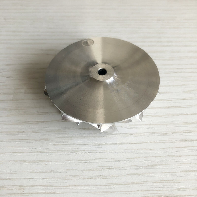 K04 50.39/60.00mm 5+5 blades turbine milling/bulk compressor wheel