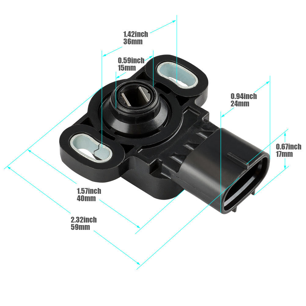 Throttle position sensor 3B4-85885-00-00 for Yamaha Grizzly 550, 700, and Rhino 700 v