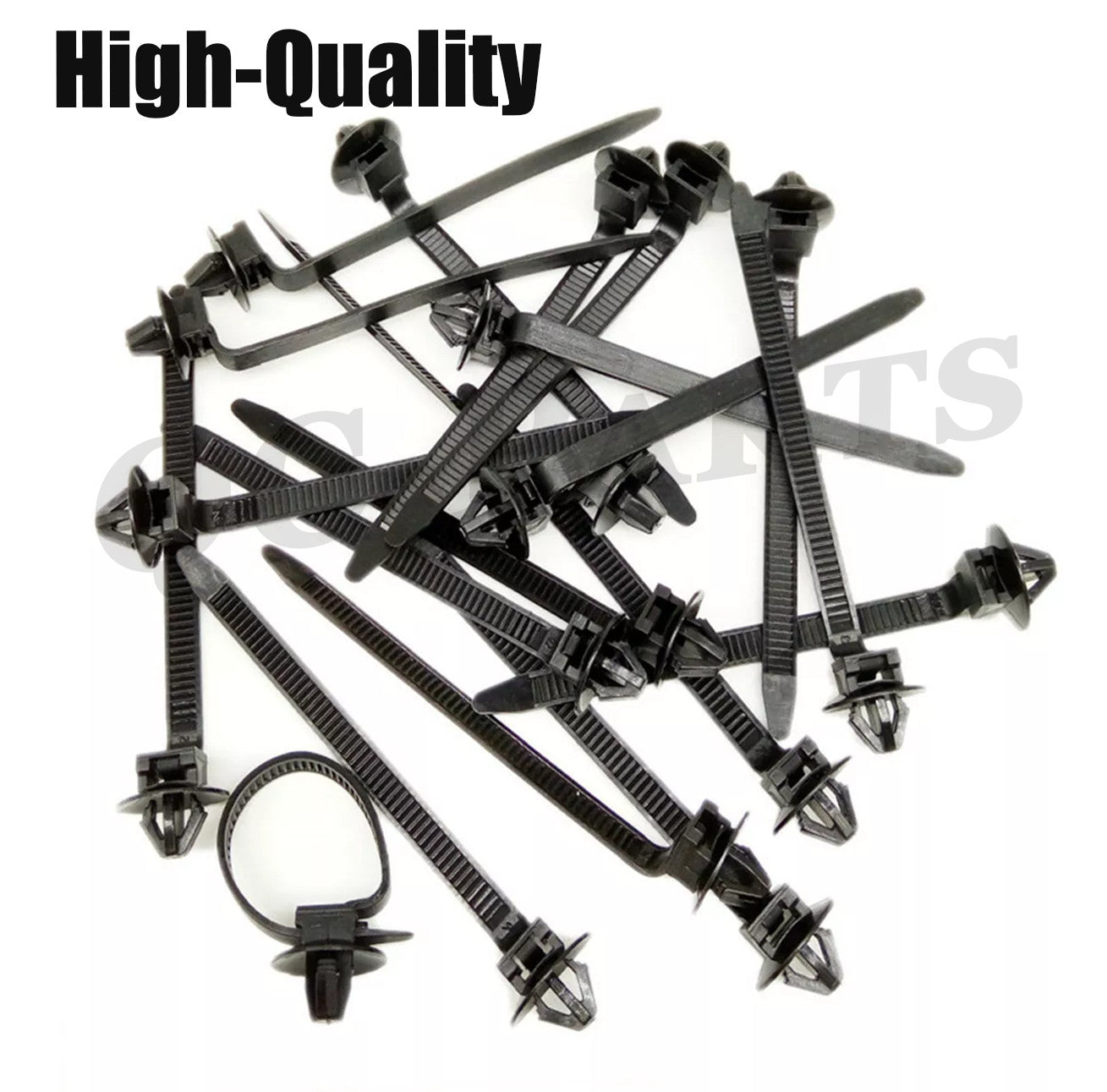Cable tie car binding harness cable tie zipper fastener kit nylon 50 pieces