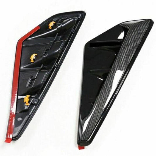 Real Carbon Fiber Side Fender Air Vent Trim Fit for BMW X5 G05 X5M F95