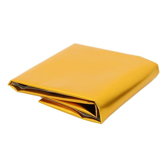 Large-size adhesive-backed aluminum fiberglass thermal barrier pads suitable for automotive applications.