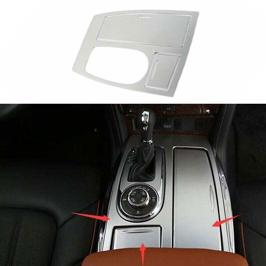 3P Gear Box ShiftCup Holder Panel Trim Matte Silver for Nissan Armada 2017-2020
