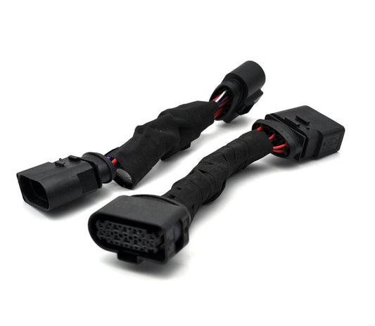 HALOGEN TO BI XENON HEADLIGHT ADAPTER HARNESS LOOM for Audi A5 8T A4 8K FACELIFT v