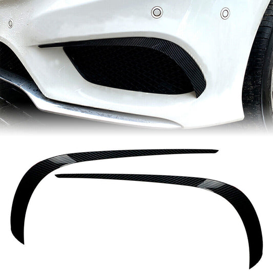 Front bumper splitter/spoiler fit for Mercedes-Benz E-Class W212 facelift 13-16