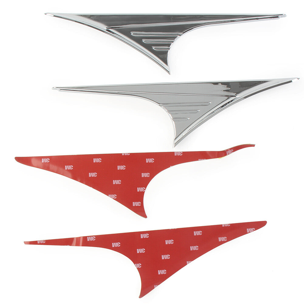 for Harley Tri Glide Ultra FLHTCUTG Trike Chrome 1x Rear Trunk Side Accents Trim Q
