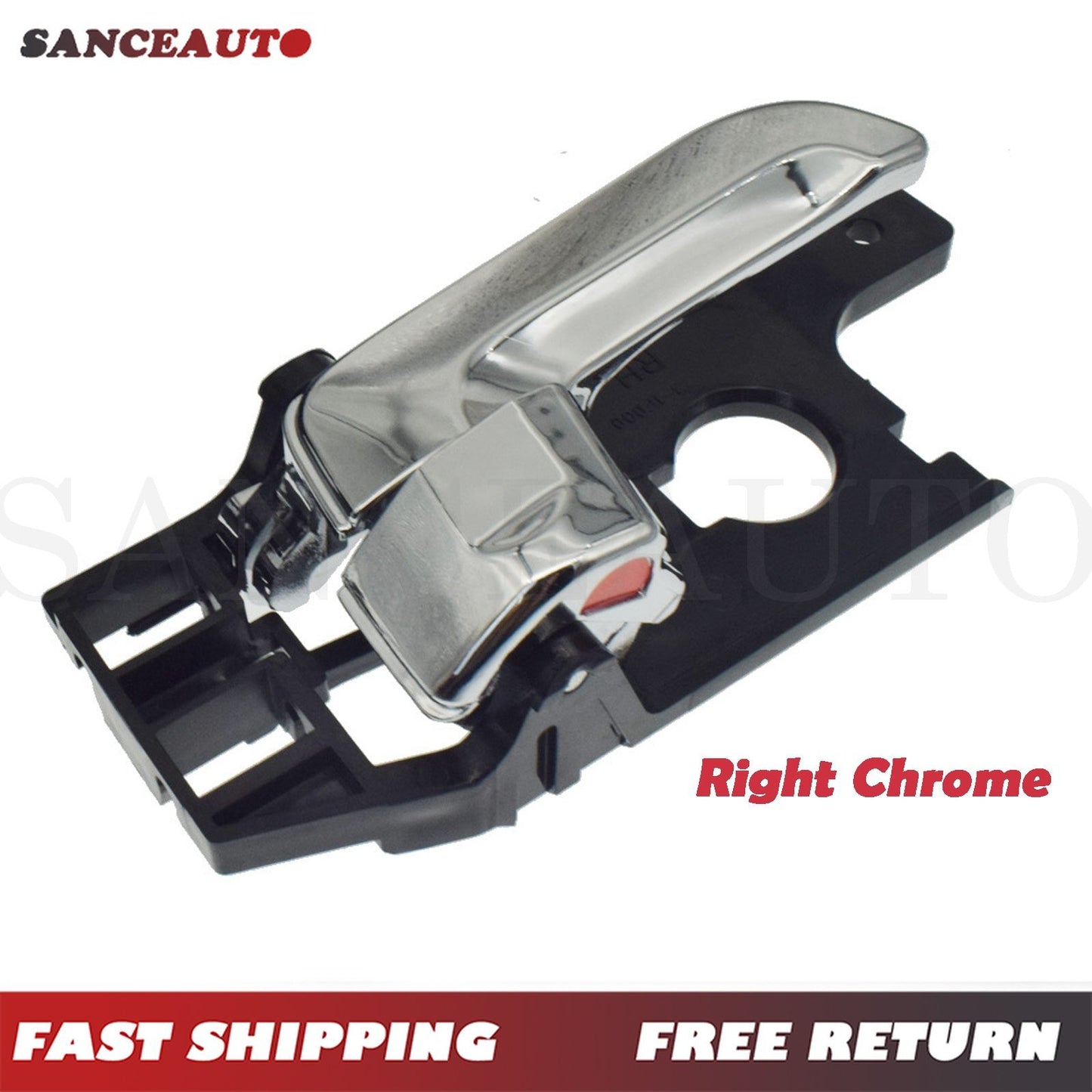 Chrome-plated right inner door handle for Kia 2005, 2006, 2007, 2008, 2010- n