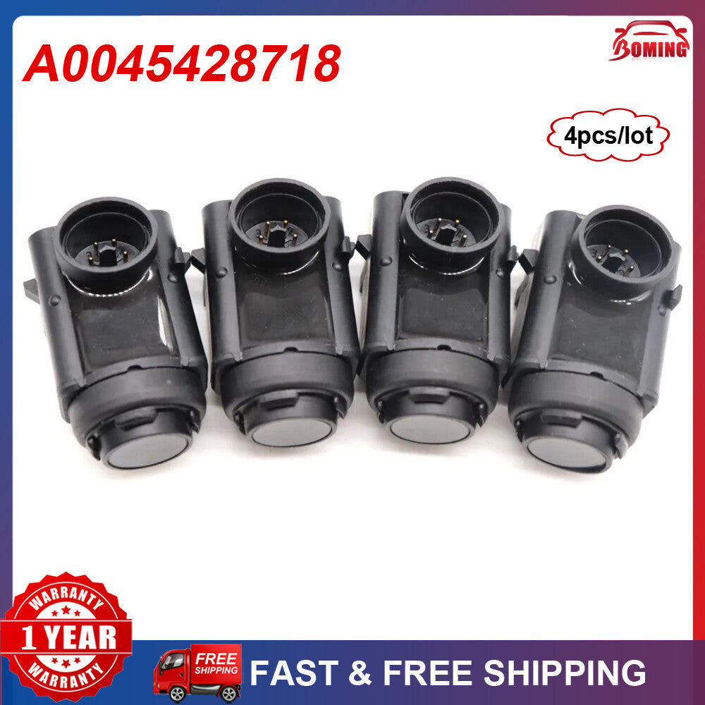 4PC New PDC Parking Sensor A0045428718 for Mercedes-Benz E-Class CL203 A209 C209 Q