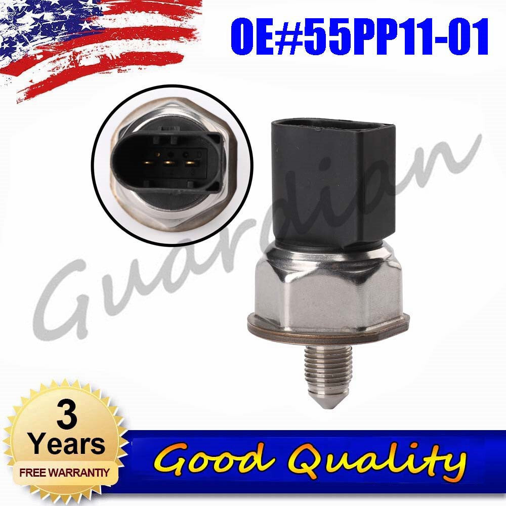 Fuel Pressure Sensor 55PP11-01 Replacement NEW for BMW E81 E87 116i 118i 120i