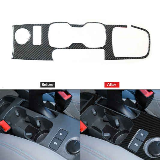 Red Carbon Fiber Interior Central Console Trim for Mazda MX-5 Miata 2009-2015 v