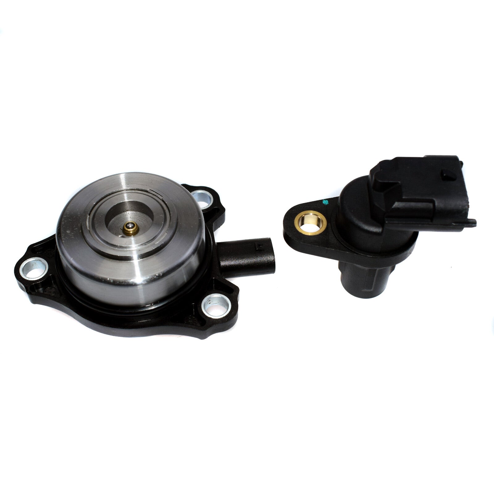 2-Piece Camshaft Position Sensor + Adjuster Magnet for Mercedes R171 W203 W209 - Brand New n
