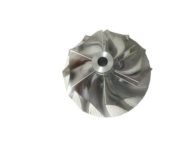 RHF55 48.62/65.00 mm 6+6 blade turbine blank compressor wheel suitable for ISUZU