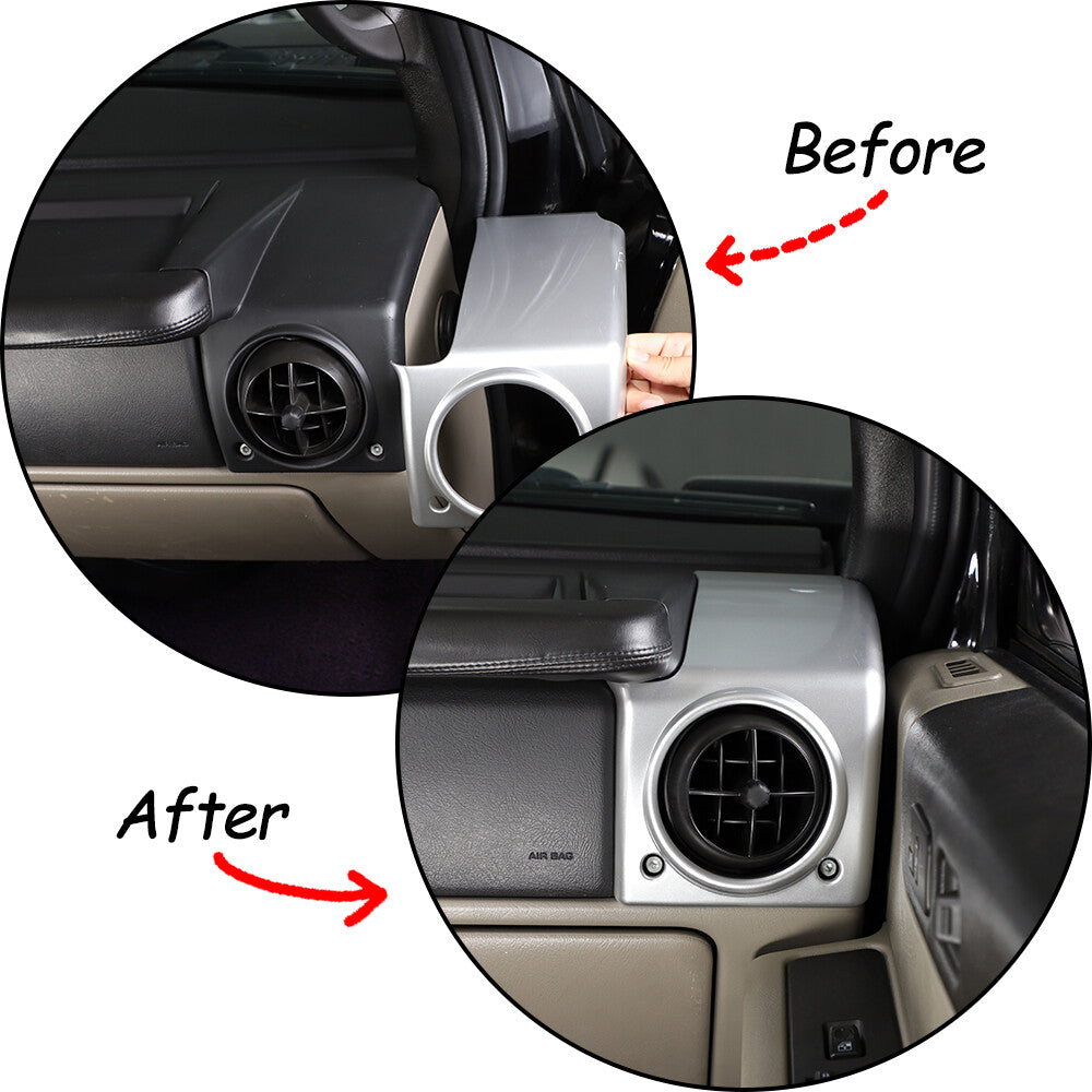 ABS Carbon Fiber Headlight Switch Cover Trim for Hyundai Santa Cruz 2022 - 23- v