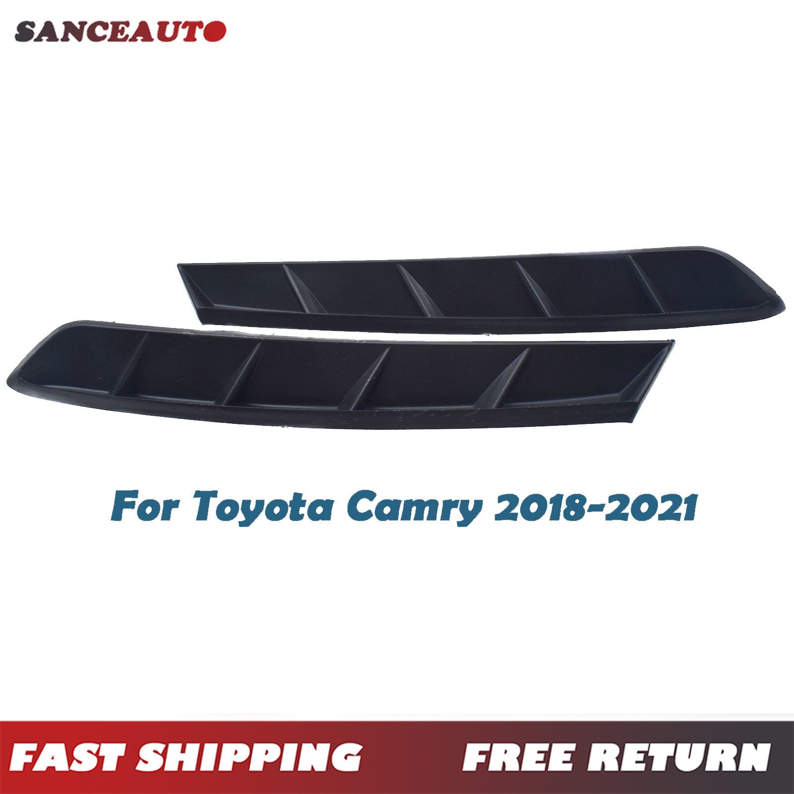 2-Piece for Camry 2018-2021 Rear Bumper Brake Support Extended Trim, LH Right Handle - n