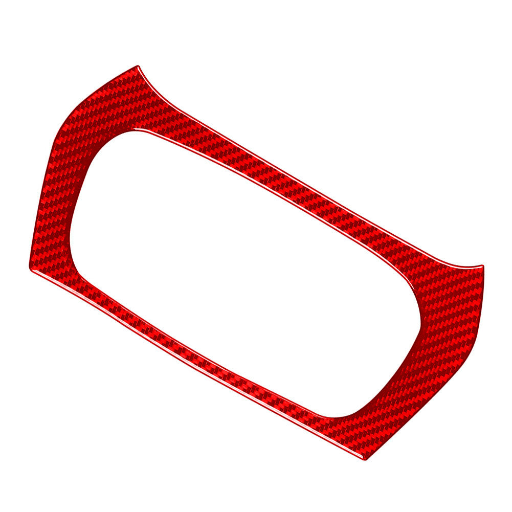 Red Multimedia Air Conditioning Panel Cover Trim for Jeep Cherokee 2014-2023