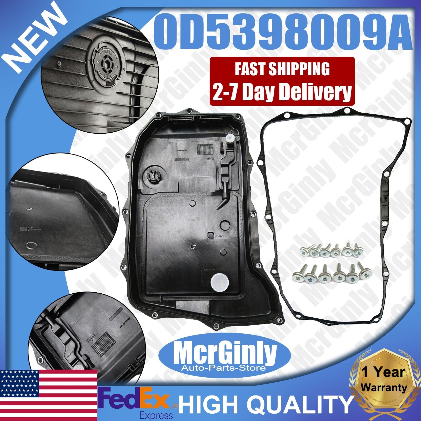 Oil pan with gasket and filter suitable for Audi S4 S5 S6 SQ5 Q7 Q8 transmission 0D53989A- n