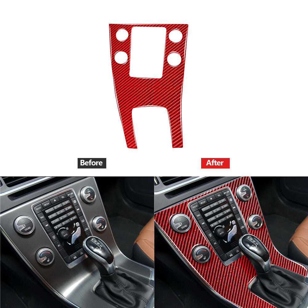 2pcs Carbon Fiber Rear Door Switch Trim for Land Rover Discovery Sport 2015-2019 v