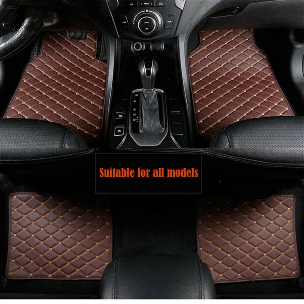 4pcs/set Non-slip Car Carpet Floor Mats Front & Rear Car Interior Accessories n