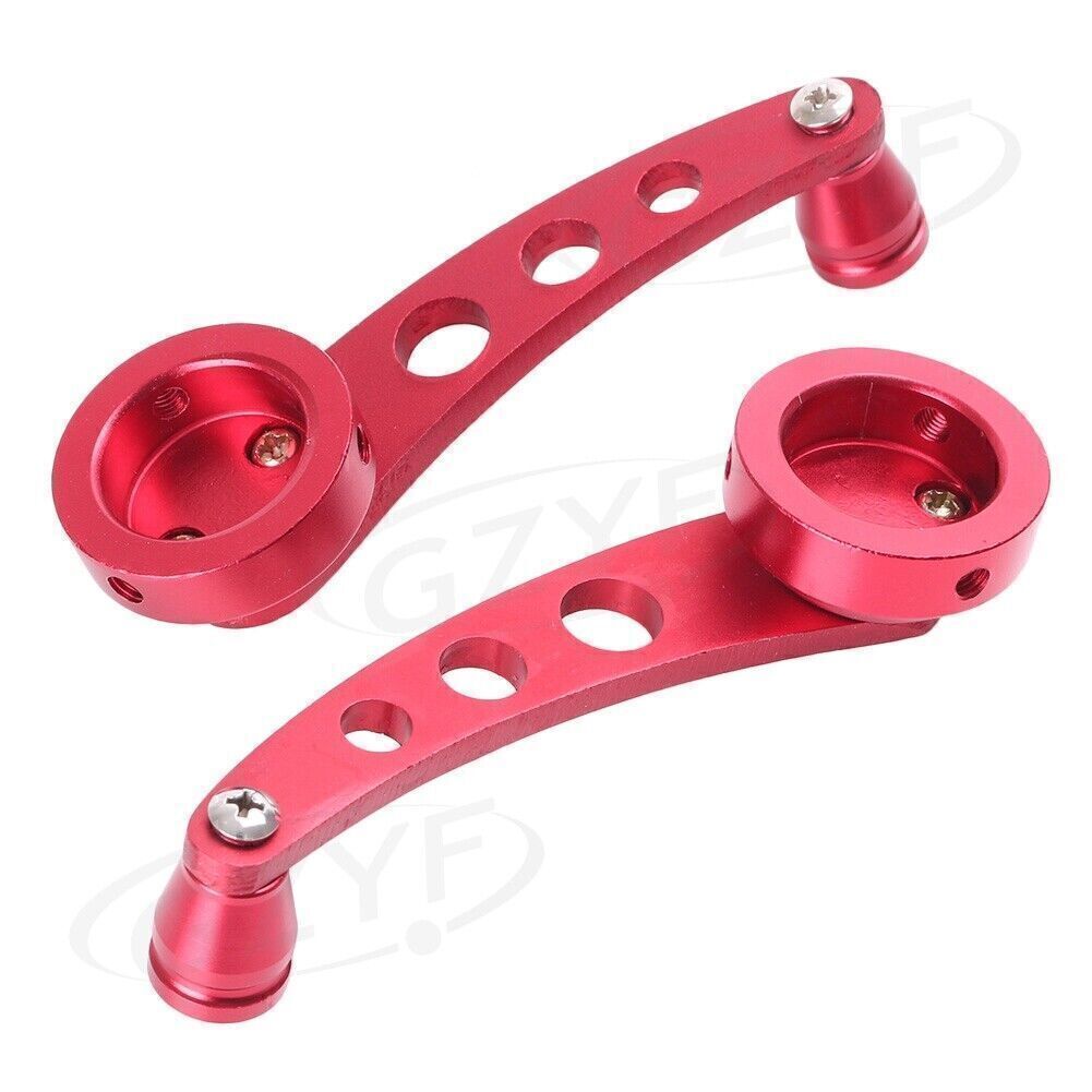 For 2x 120*38mm Window Crank Winder Door Glass Handle Kit Aluminum Q