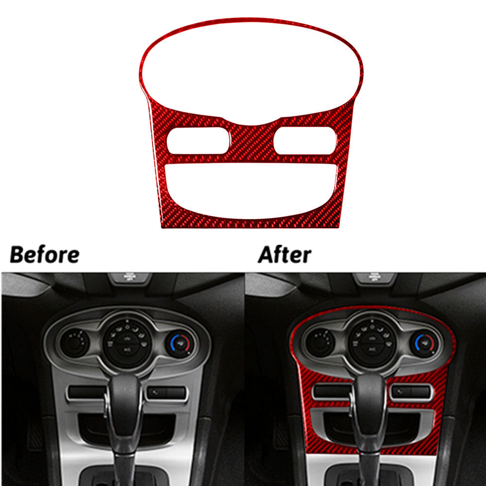 2X Carbon Fiber Speedometer Surround Frame Cover Trim for Chrysler 200 2011-2014 v