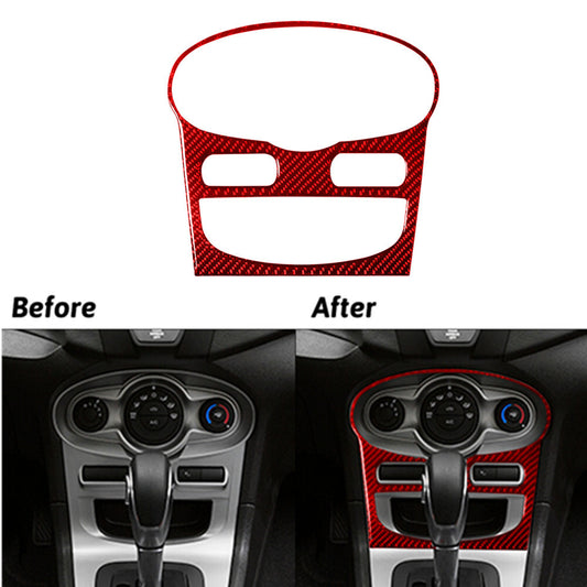 2X Carbon Fiber Speedometer Surround Frame Cover Trim for Chrysler 200 2011-2014 v