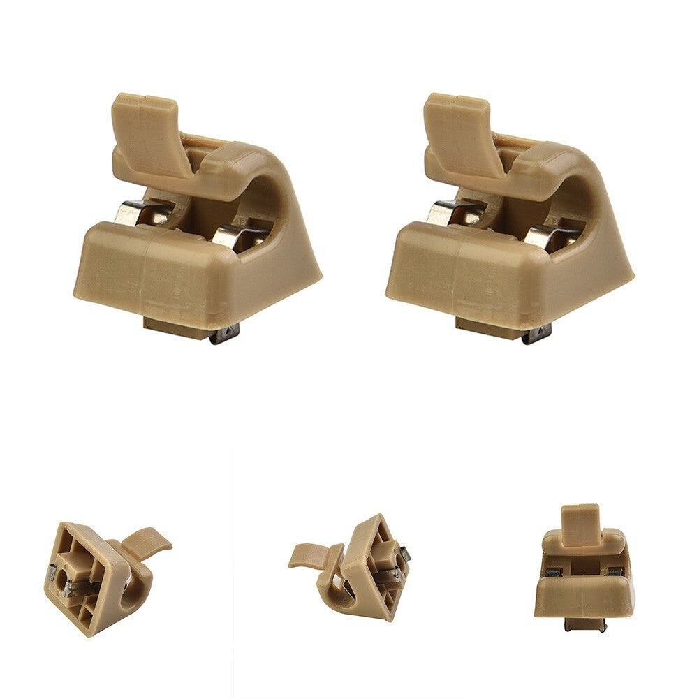 2pc/set Sun Visor Clips Holders Fits for Mercedes -W123,W124,W126,W140,W201 Parts v