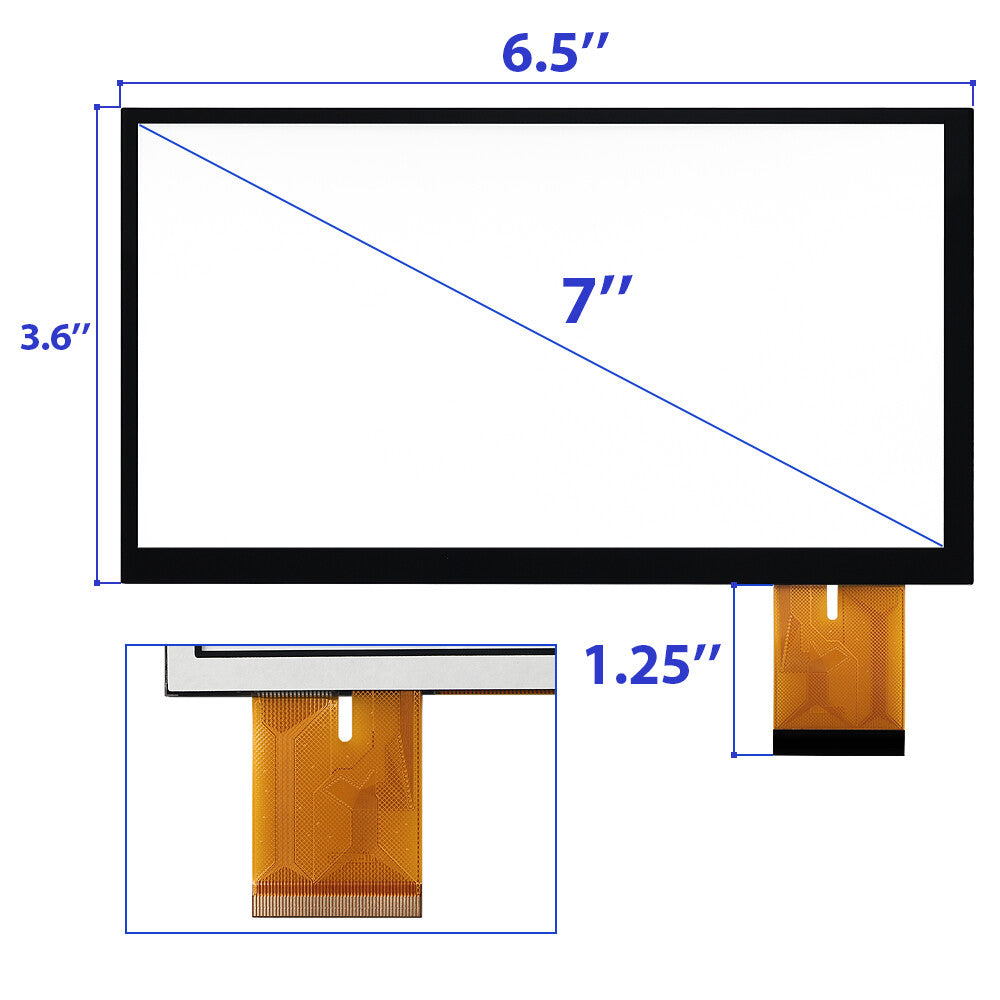 Radio Navigation Touch Screen Glass Digitizer for Honda 9th for Civic 2012-2015