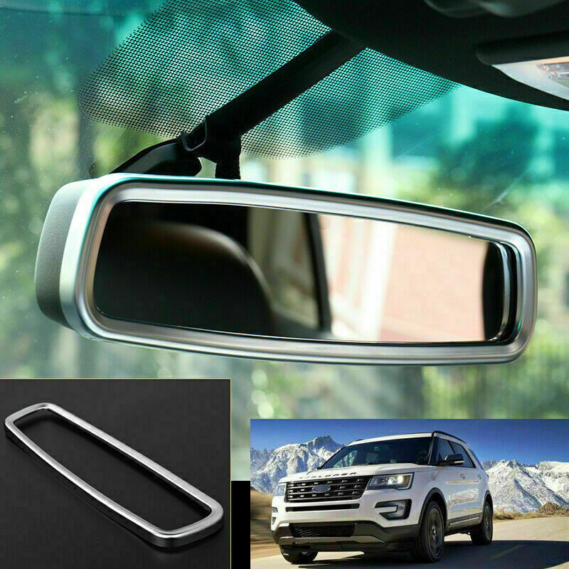 for ford  Explorer 2013-2020 ABS Matte Interior Rearview Mirror Frame Cover Trim