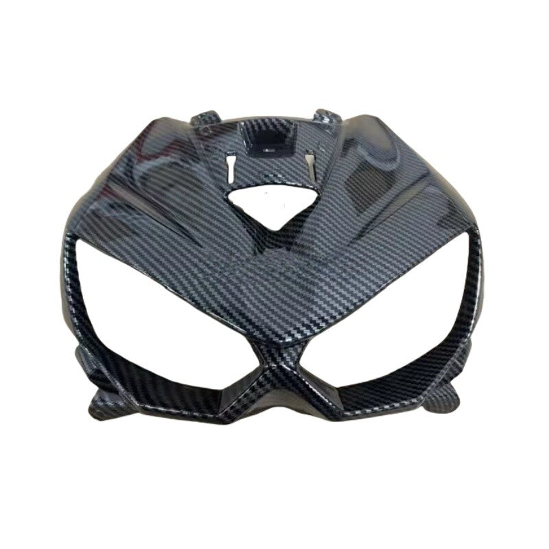 Carbon Fiber Upper Front Nose Lamp Fairing Panel Cover for Kawasaki Z1000 14-20