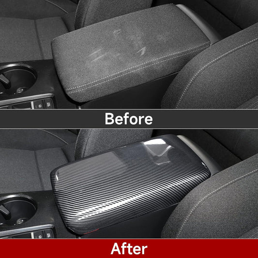 1 piece of carbon fiber black center console cover/armrest box cover for Honda for Civic 11