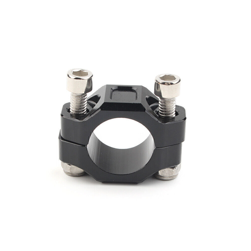 1x CNC Rotating Bar Clamp For Brake Clutch Perch 22mm 7/8 Handlebar Black