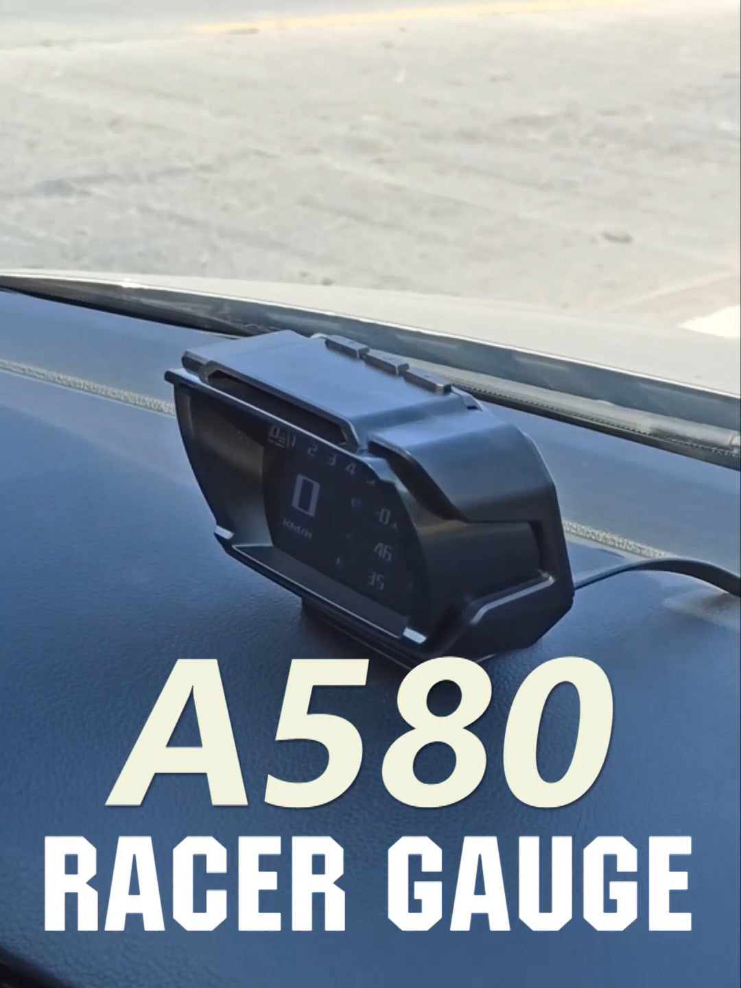 OBD2 GPS Car HUD Head Up Display Speedometer Water Oil Temp Turbo Speed Alarm Q