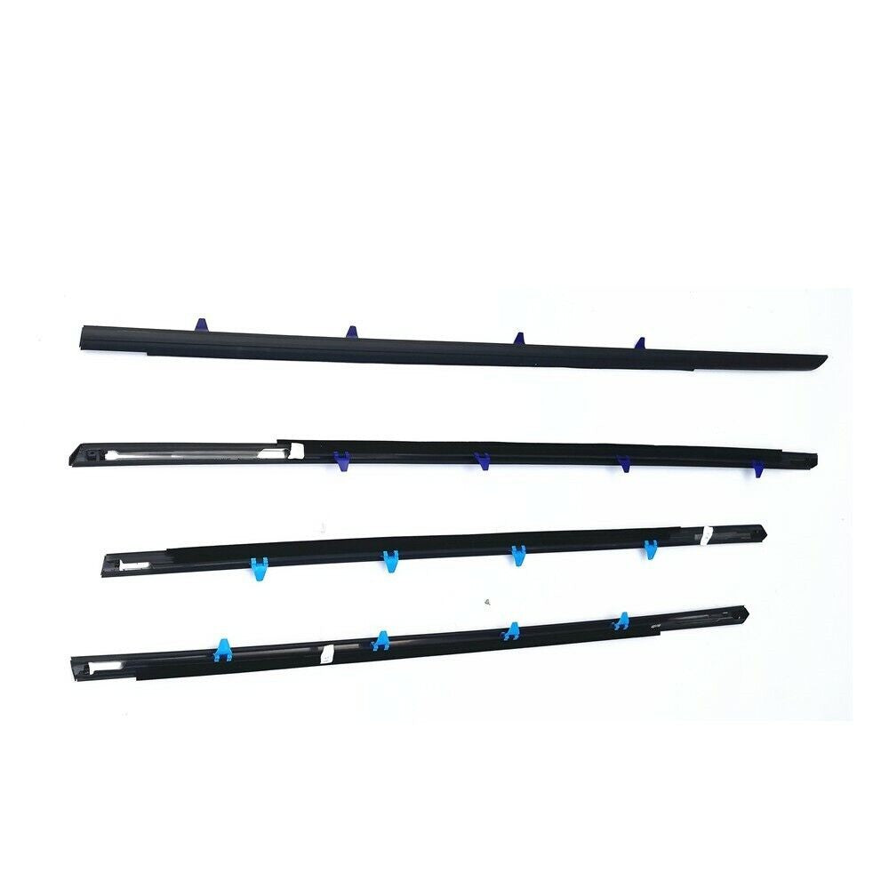 4PCS Window Weatherstrip Molding Trim for Accord Sedan 1994-1997 72410-SV4-A12