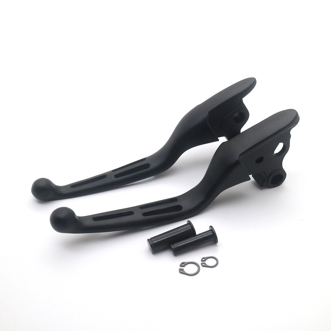 Black Hollow Out Brake Clutch Lever for Harley Touring Road Glide FLTR 2008-2013 Q